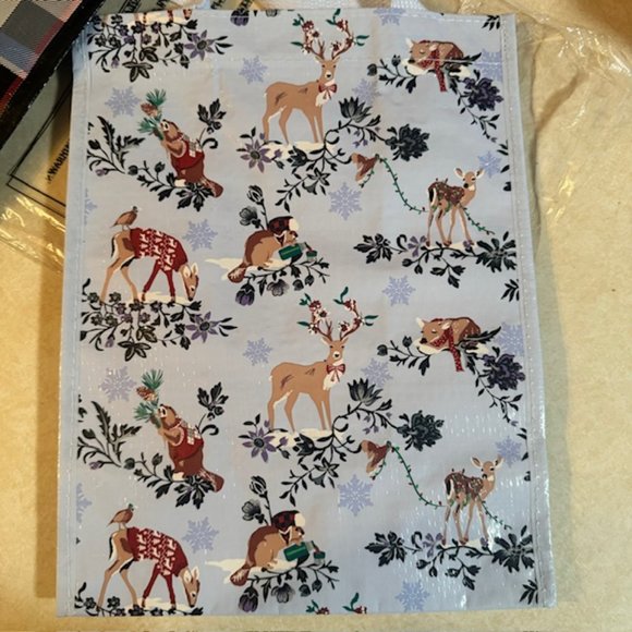 Vera Bradley MERRY MISCHIEF SNOW DAY 3 pc Reusable Market Tote Bags NWT - Picture 5 of 7